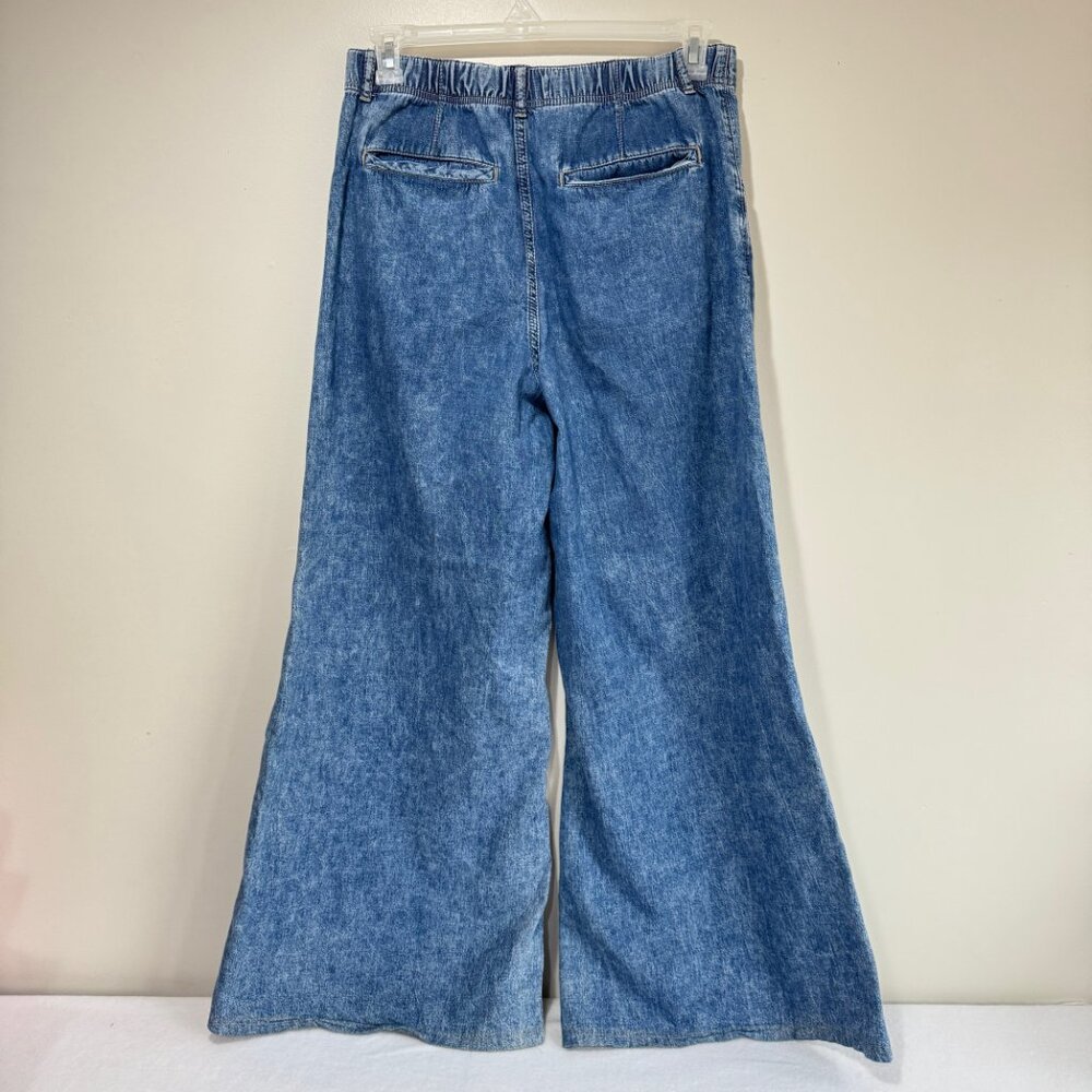 FREE PEOPLE Wide Leg Rider Denim Jeans - Picture 4 of 11